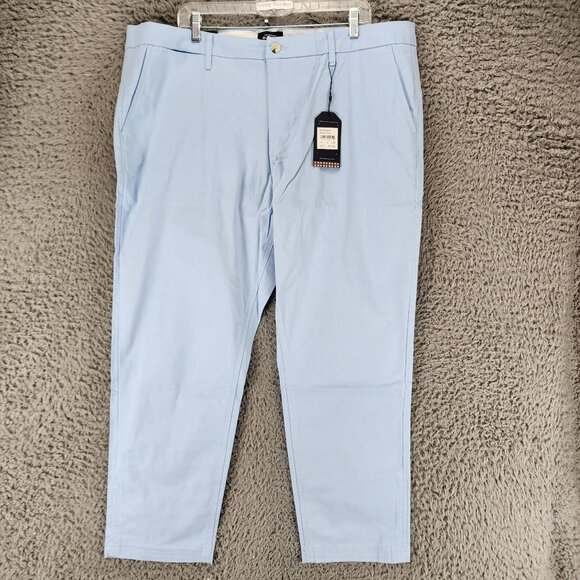 Ben Sherman Pants Mens 40x30 Blue Stretch Mid Rise Straight Fit *NWT* - Picture 1 of 16